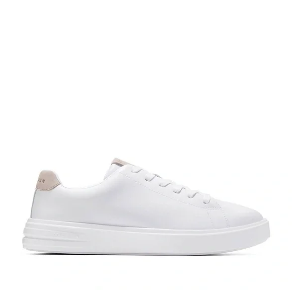 Cole Haan White and Tan Leather Sneakers - Picture 5 of 7